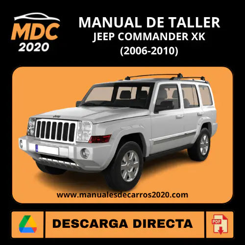 Manual de Taller y Servicio Jeep Commander XK 2006-2010 PDF