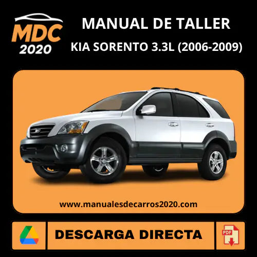 Manual de Reparación Kia Sorento 3.3L (2006-2009) PDF
