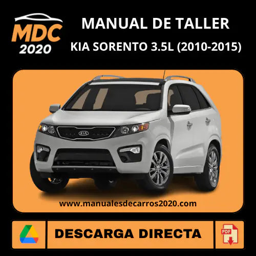 Manual de Taller Kia Sorento 3.5L MPI (2010-2015) PDF