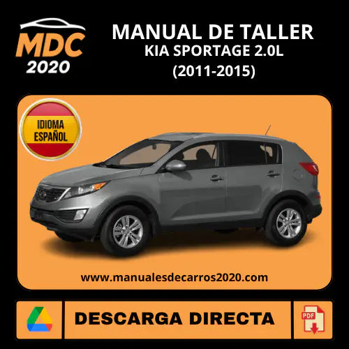 Manual de Taller Kia Sportage 2.0L (2011-2015) Español PDF