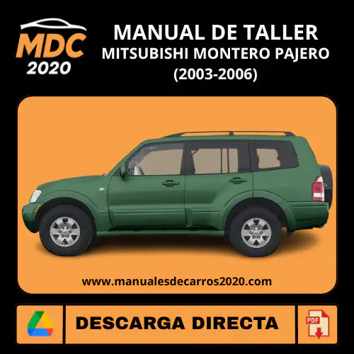 Manual de Servicio Mitsubishi Montero Pajero (2003-2006) PDF