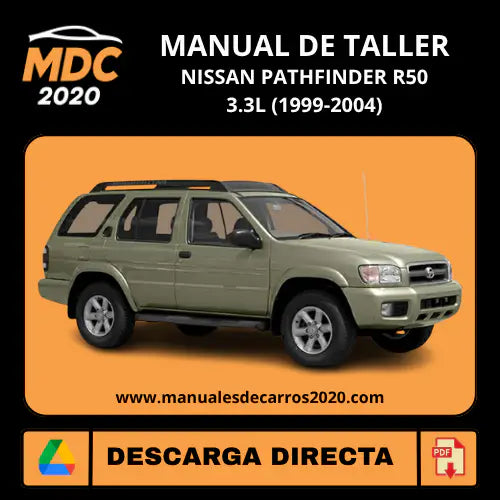 Manual de Taller Nissan Pathfinder R50 3.3L (1999-2004) PDF