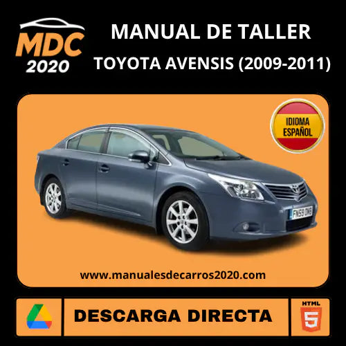 Manual de Taller y Servicio Toyota Avensis 2009-2011 Español