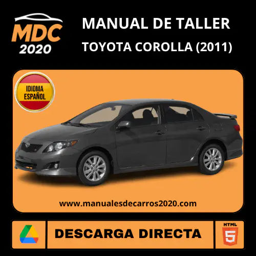 Manual de Taller y Servicio Toyota Corolla (2011) Español