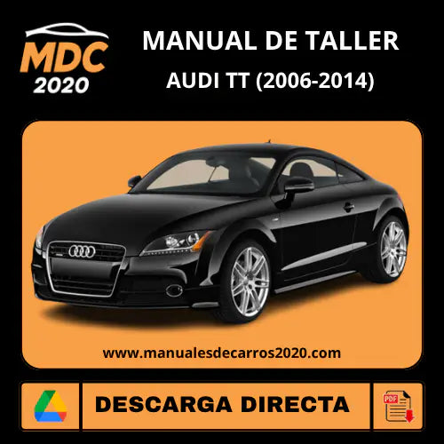 Manual de Taller y Reparación Audi TT MK2 PDF (2006-2014)