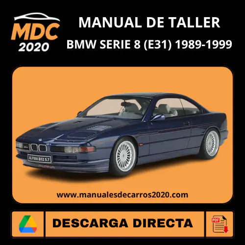 Manual de Taller BMW Serie 8 E31 (1989-1999) PDF