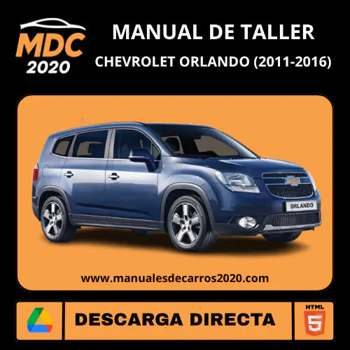 Manual de Taller Chevrolet Orlando (2011-2016) Español