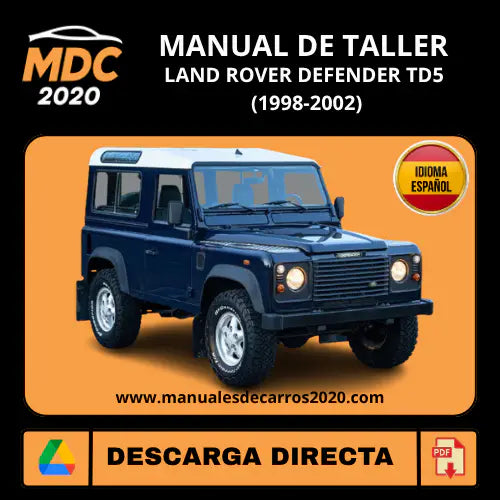 Manual Taller Land Rover Defender Td5 1998-2002 Español PDF