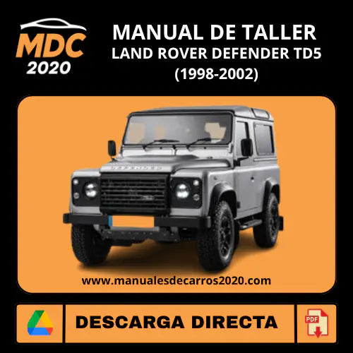Manual de Taller Land Rover Defender TD5 (1998-2002) PDF