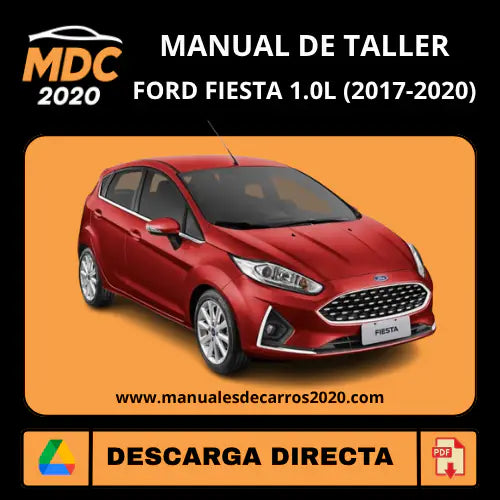 Manual de Taller y Diagramas Ford Fiesta 1.0L 2017-2020 PDF