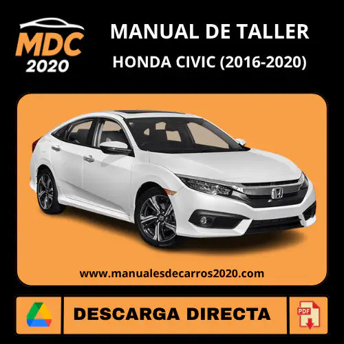 Manual de Taller y Servicio Honda Civic FC - FK (2016-2020)