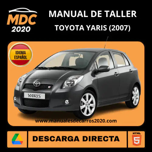 Manual de Reparación Toyota Yaris Ncp90 (2007) Español
