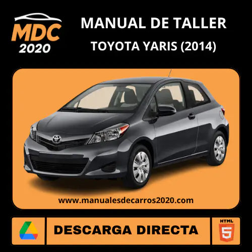 Manual de Taller Oficial Toyota Yaris NCP90 (2014)