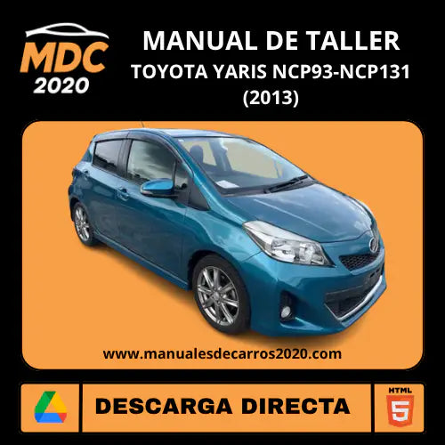 Manual de Taller Toyota Yaris NCP93 NCP131 (2013)