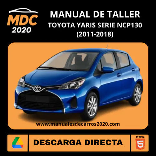 Manual de Taller Toyota Yaris XP130 NCP130 (2011-2018)