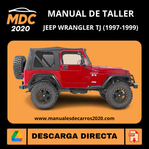 Manual de Taller y Servicio Jeep Wrangler TJ (1997-1999) PDF