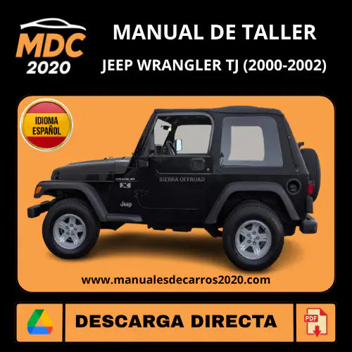 Manual de Taller Jeep Wrangler TJ (2000-2002) Español PDF
