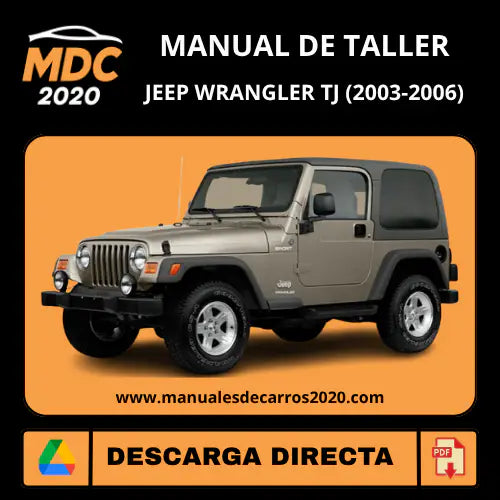 Manual de Taller y Servicio Jeep Wrangler TJ (2003-2006) PDF