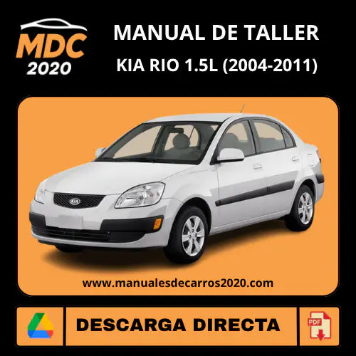 Manual de Taller y Servicio Kia Rio JB 1.5L (2004-2011) PDF