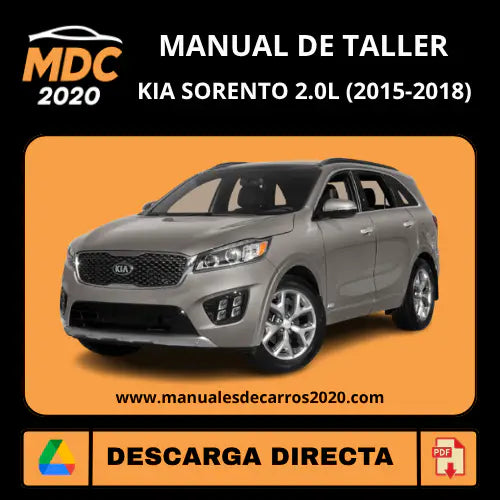 Manual de Taller Kia Sorento UM 2.0L GDI (2015-2018) PDF
