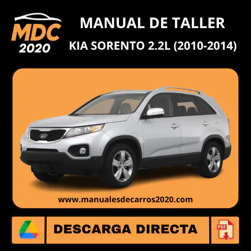 Manual de Taller Kia Sorento 2.2L CRDI (2010-2014) PDF