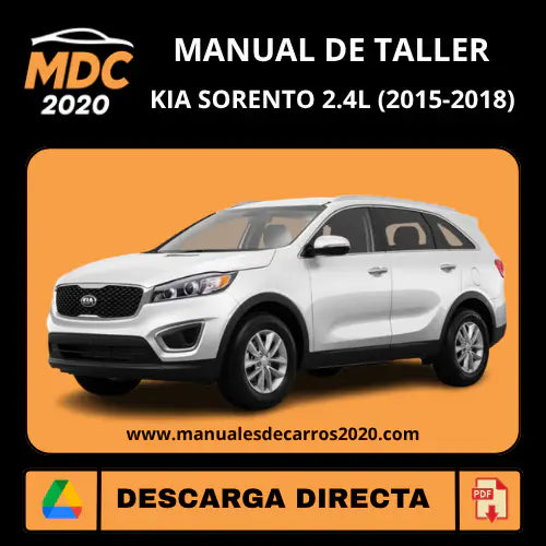 Manual de Servicio Kia Sorento UM 2.4L GDI (2015-2018) PDF