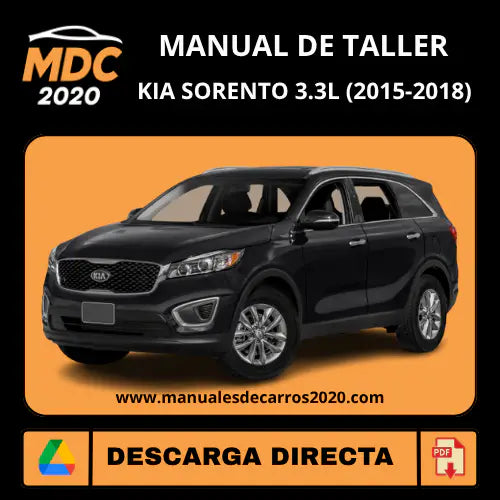 Manual de Taller Kia Sorento UM 3.3L (2015-2018) PDF
