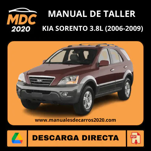 Manual Taller y Diagramas Kia Sorento 3.8L (2006-2009) PDF