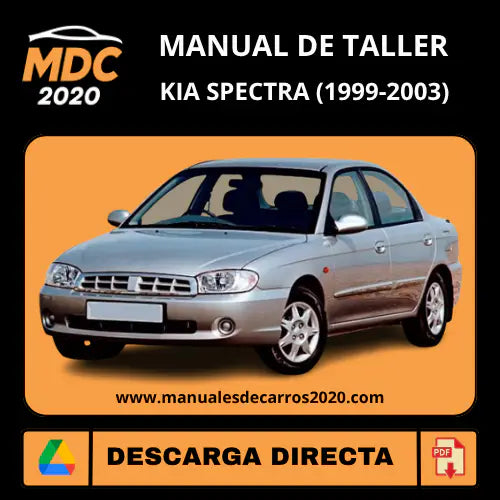 Manual de Taller y Servicio Kia Spectra 1.6L (1999-2003) PDF
