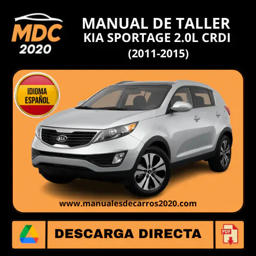 Manual de Taller Kia Sportage 2.0L CRDI (2011-2015) Español
