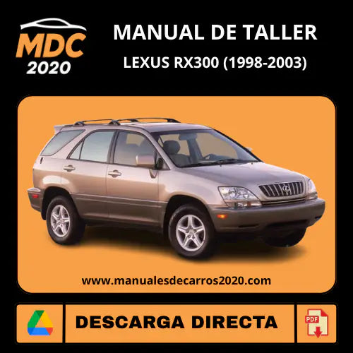 Manual de Taller y Diagramas Lexus Rx300 (1998-2003) PDF