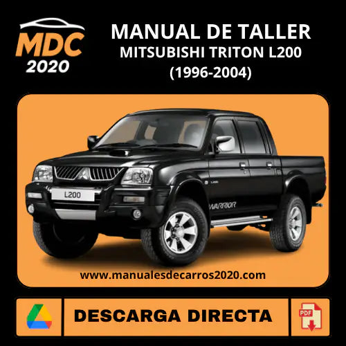 Manual de Servicio Mitsubishi L200 Tritón (1996-2004) PDF