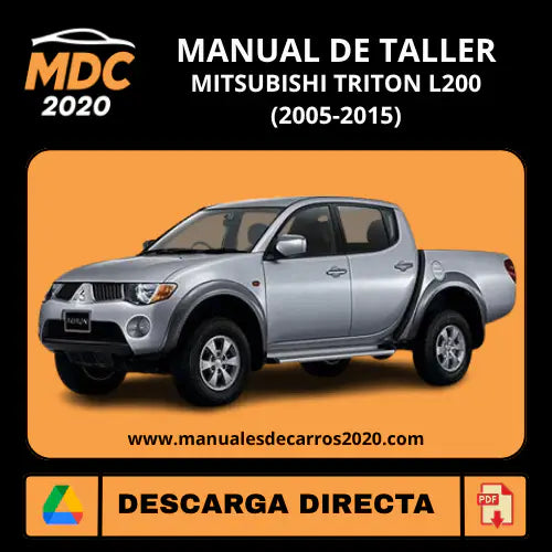 Manual de Taller Mitsubishi Triton L200 PDF (2005-2015)
