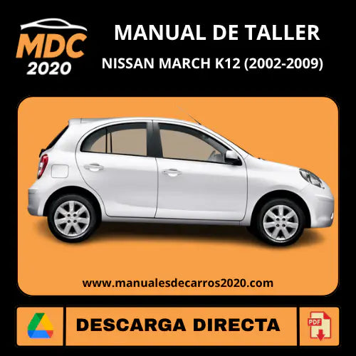 Manual de Taller y Servicio Nissan March K12 (2002-2009)