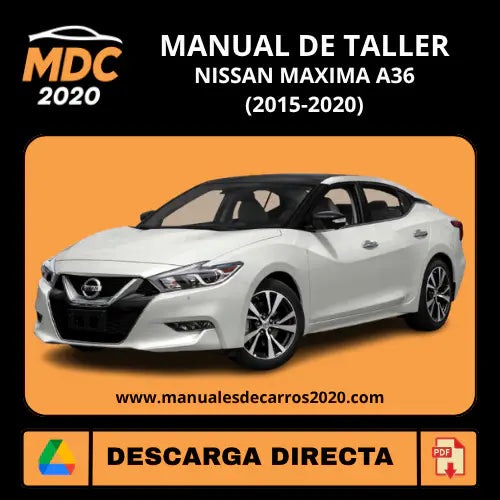Manual de Taller Nissan Maxima A36 (2015-2020) PDF