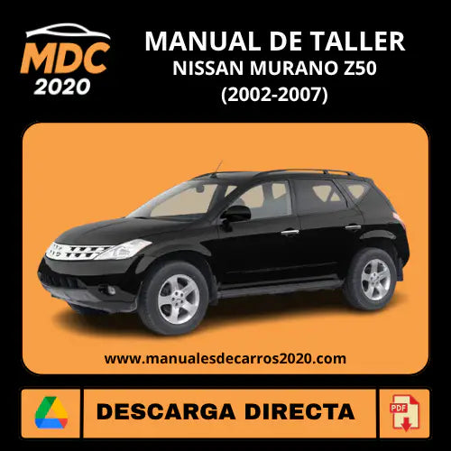Manual de Taller Nissan Murano Z50 (2002-2007) PDF