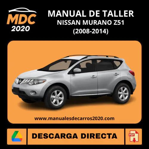 Manual de Taller Nissan Murano Z51 (2008-2014) PDF