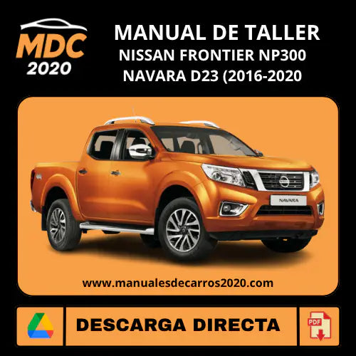 Manual de Taller Nissan Navara NP300 D23 (2016-2019) PDF
