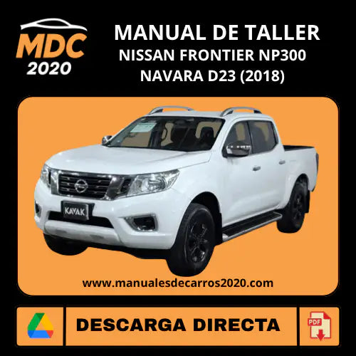 Manual de Taller Nissan Navara D23 Frontier NP300 (2018) PDF