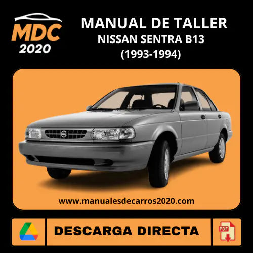 Manual de Taller Nissan Sentra B13 (1993-1994) PDF