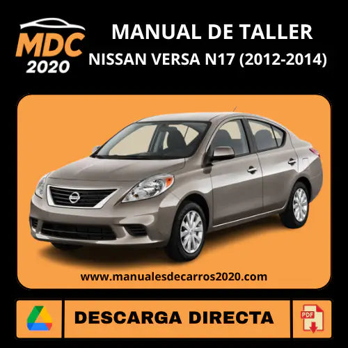 Manual de Taller Nissan Versa N17 (2012-2014) PDF