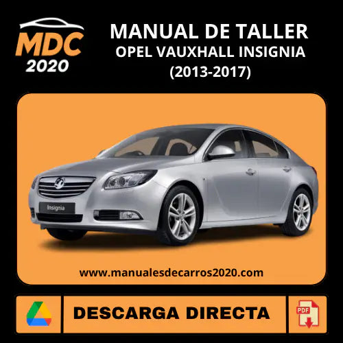 Manual de Taller Vauxhall Opel Insignia (2013-2017) PDF