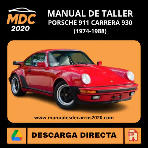 Manual de Servicio Porsche 911 Carrera (930) 1974-1988 PDF