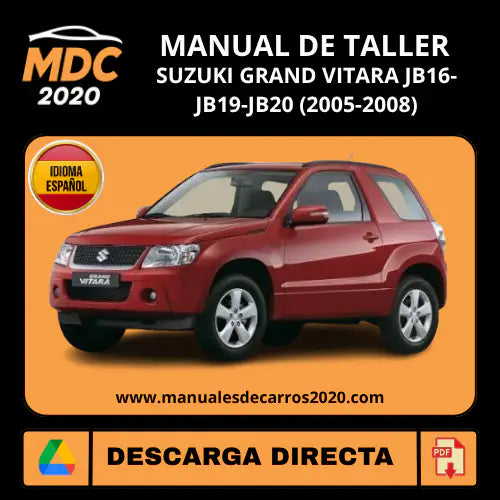 Manual Taller y Servicio Suzuki Grand Vitara (2005-2008) PDF