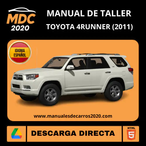 Manual de Taller Toyota 4Runner (2011) Descarga Español