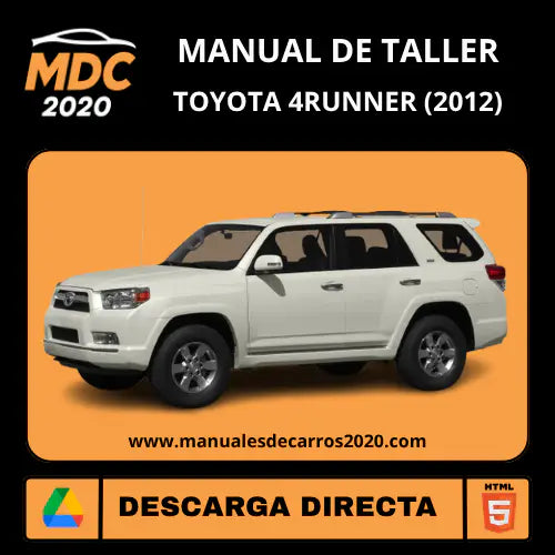Manual de Taller y Diagramas Eléctricos Toyota 4Runner 2012
