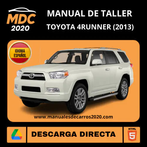 Manual de Taller y Diagramas Toyota 4Runner (2013) Español