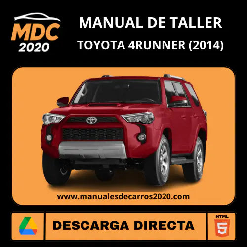 Manual de Taller y Diagramas Eléctricos Toyota 4Runner 2014