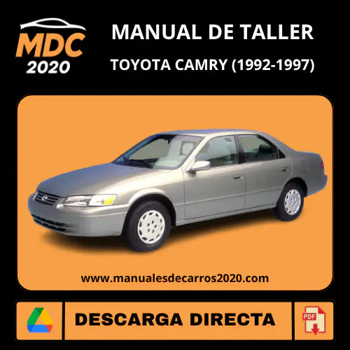 Manual de Taller y Servicio Toyota Camry (1992-1997) PDF
