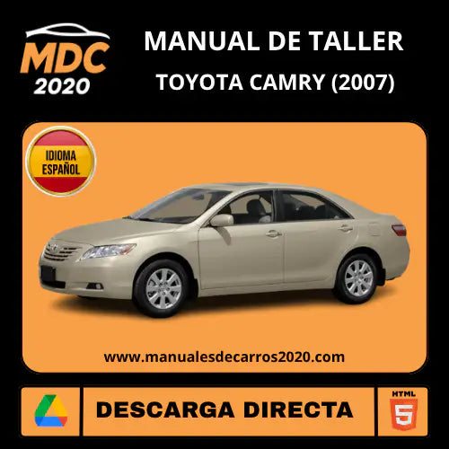 Manual de Taller y Servicio Toyota Camry ACV40 2007 Español